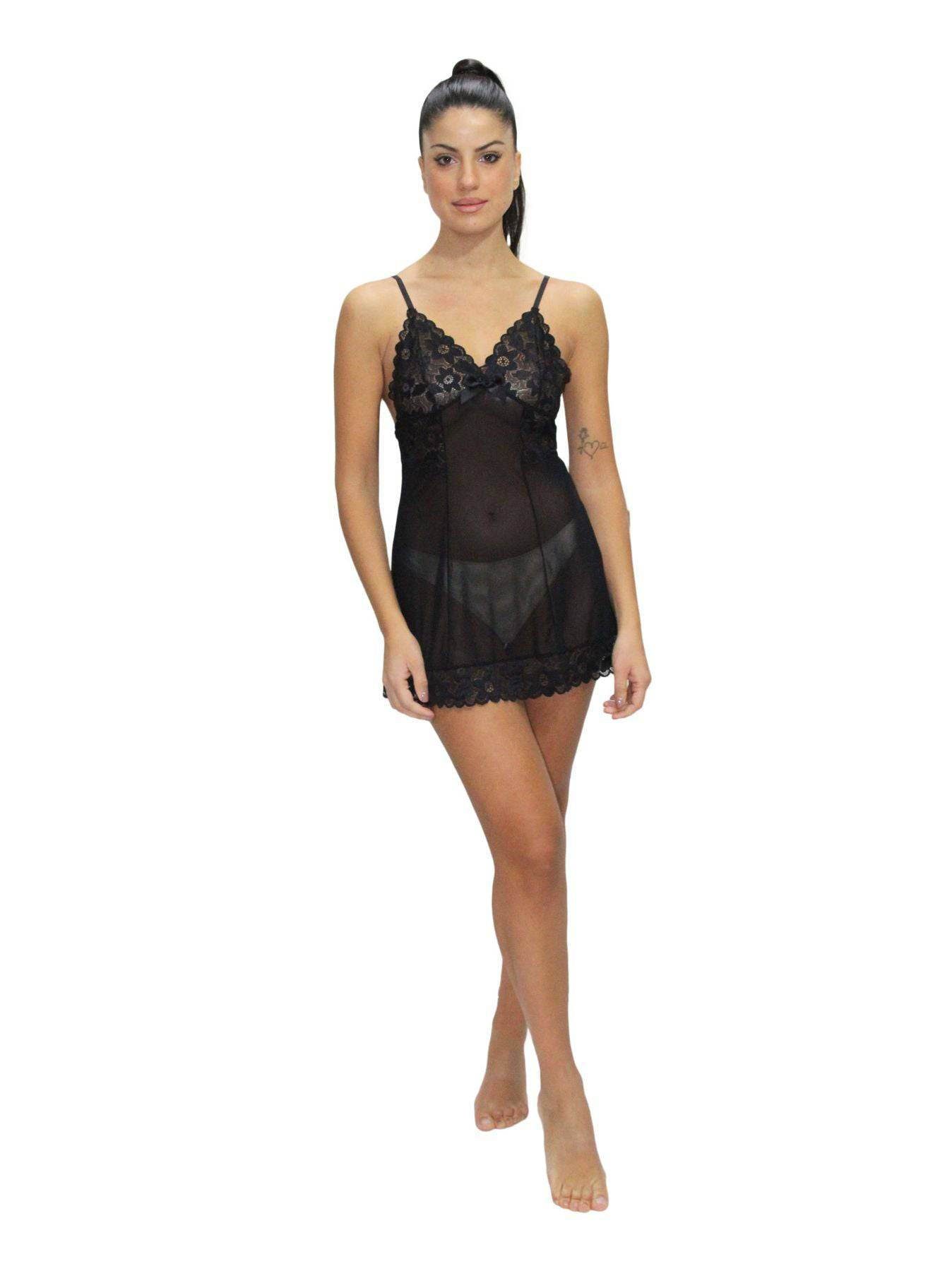 Baby Doll corto natalizio Donna 43547 Admas - evabiancheria