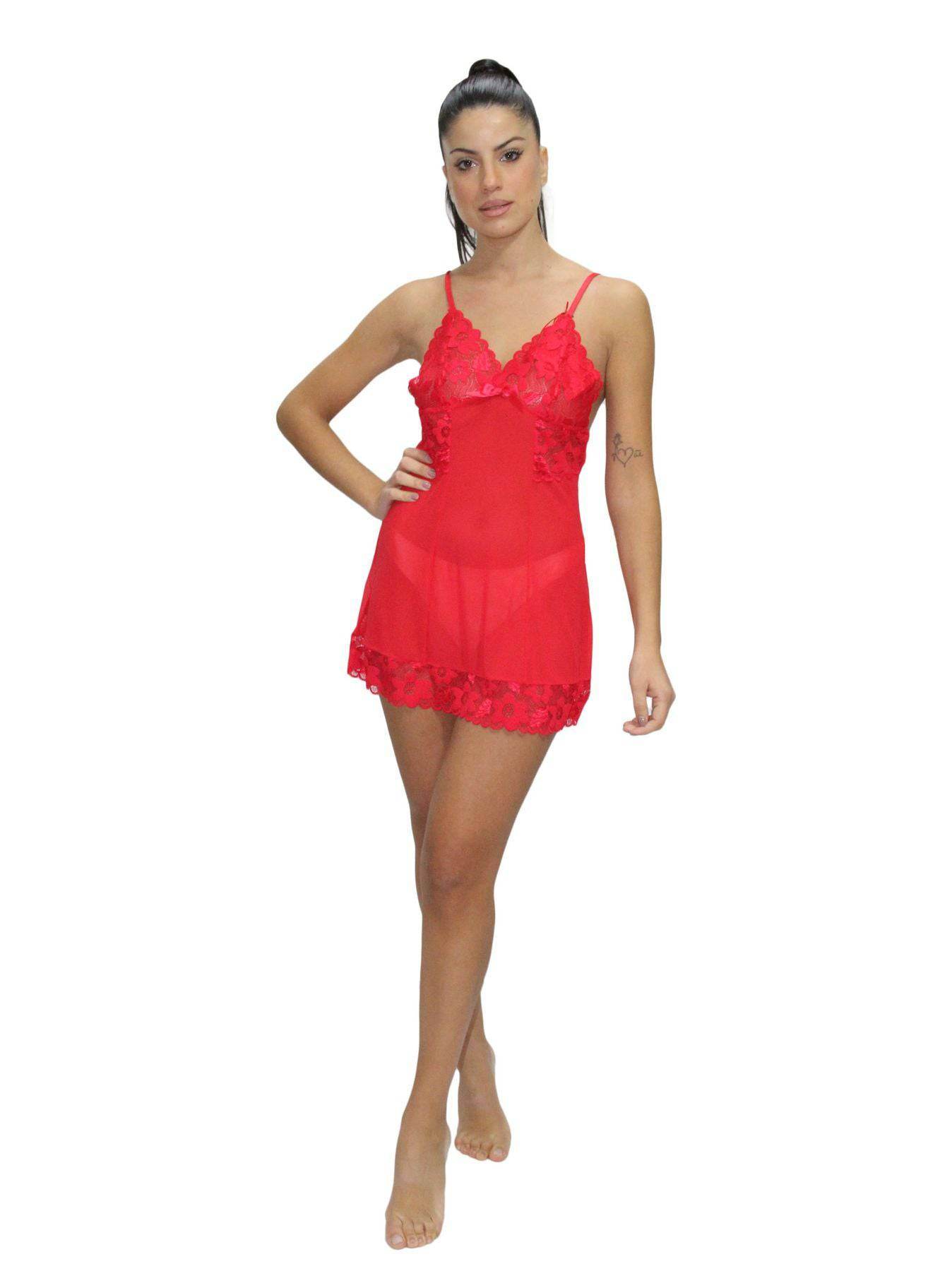 Baby Doll corto natalizio Donna 43547 Admas - evabiancheria