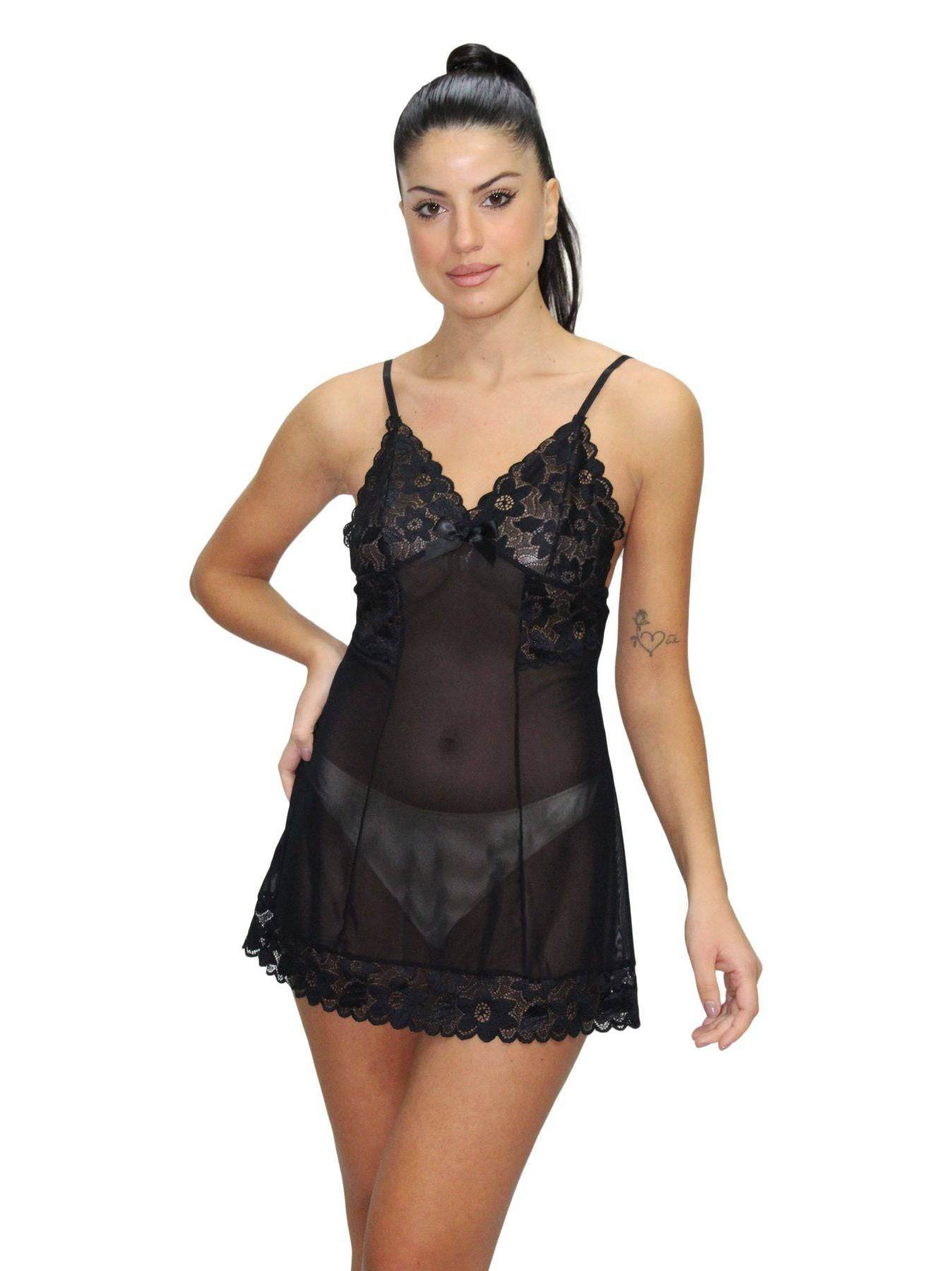 Baby Doll corto natalizio Donna 43547 Admas - evabiancheria