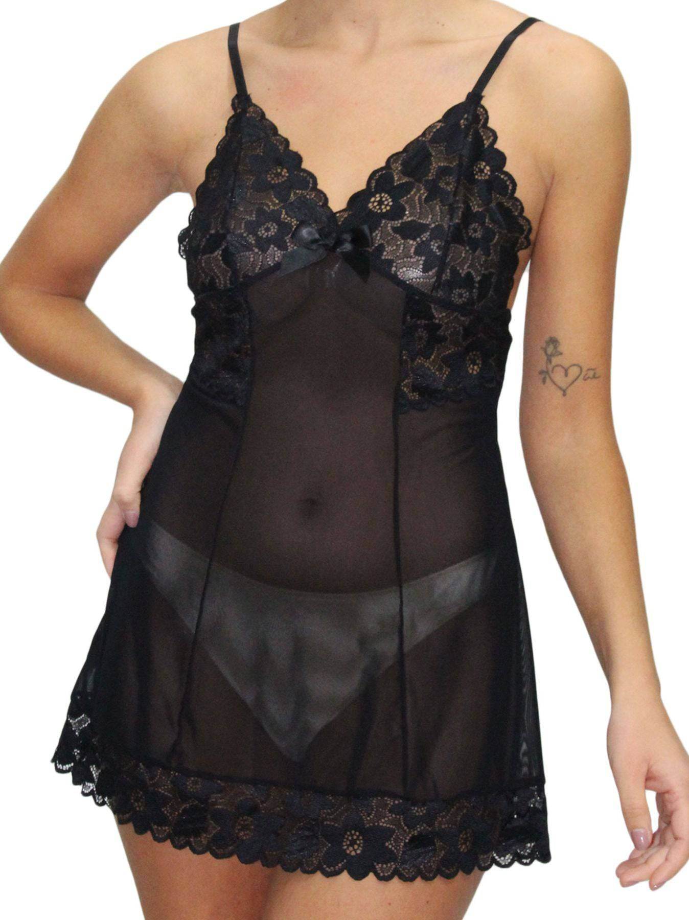 Baby Doll corto natalizio Donna 43547 Admas - evabiancheria