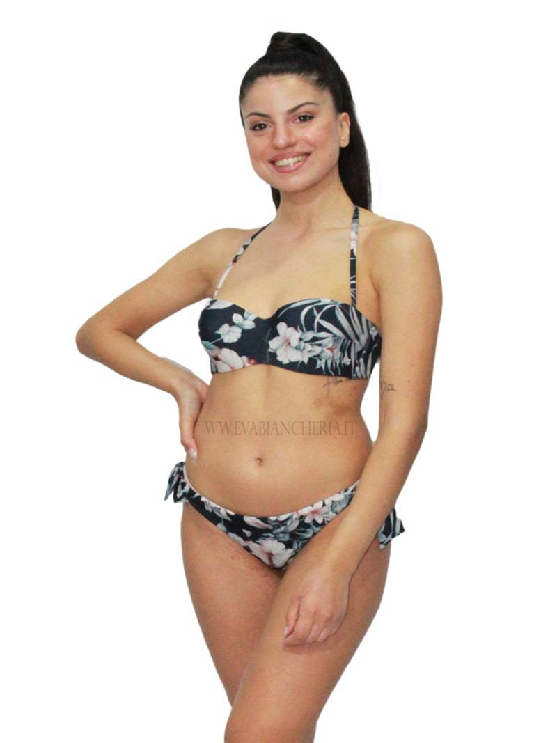 Bikini Fascia Preformata Donna 1P300 262454 Emporio Armani evabiancheria