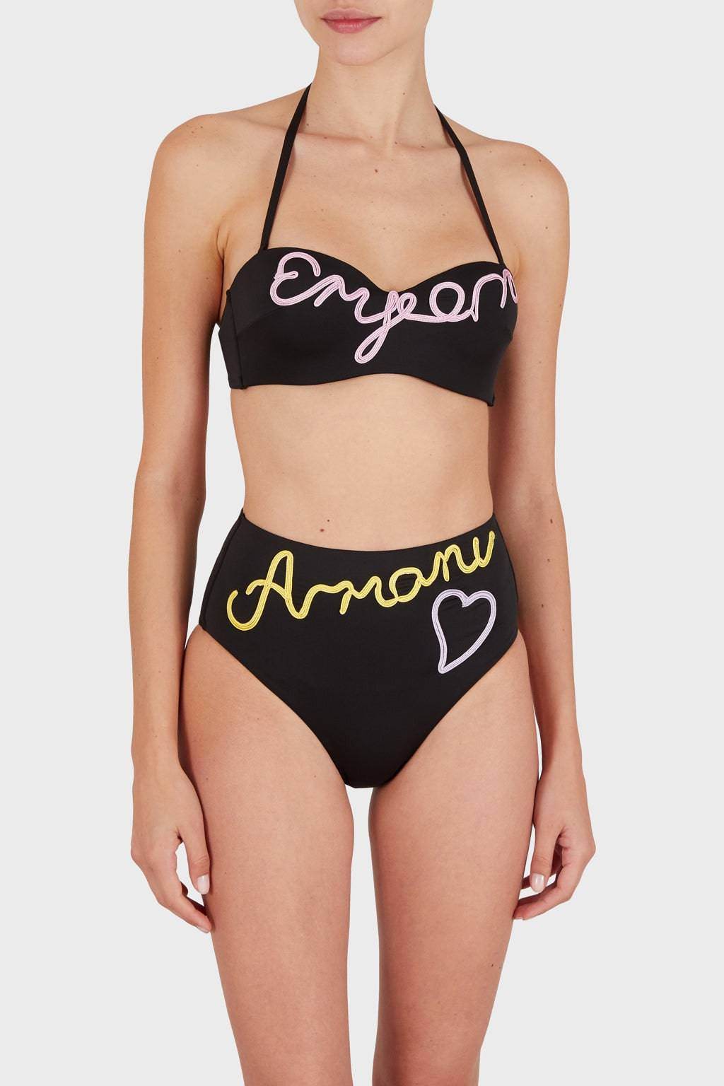 Bikini Fascia Preformata Donna 4R333 262746 Emporio Armani - evabiancheria