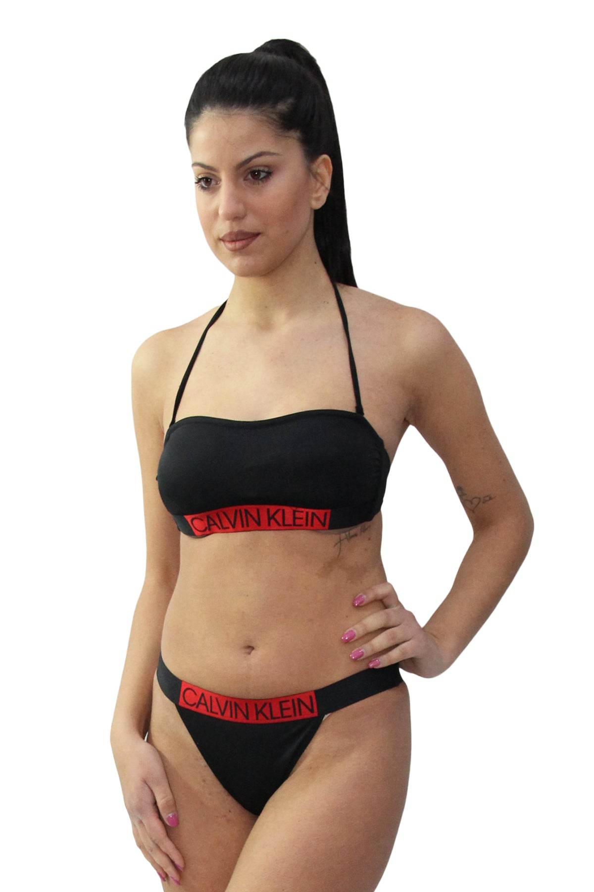 Bikini Fascia Preformata Donna KW0052 619 Calvin Klein - evabiancheria