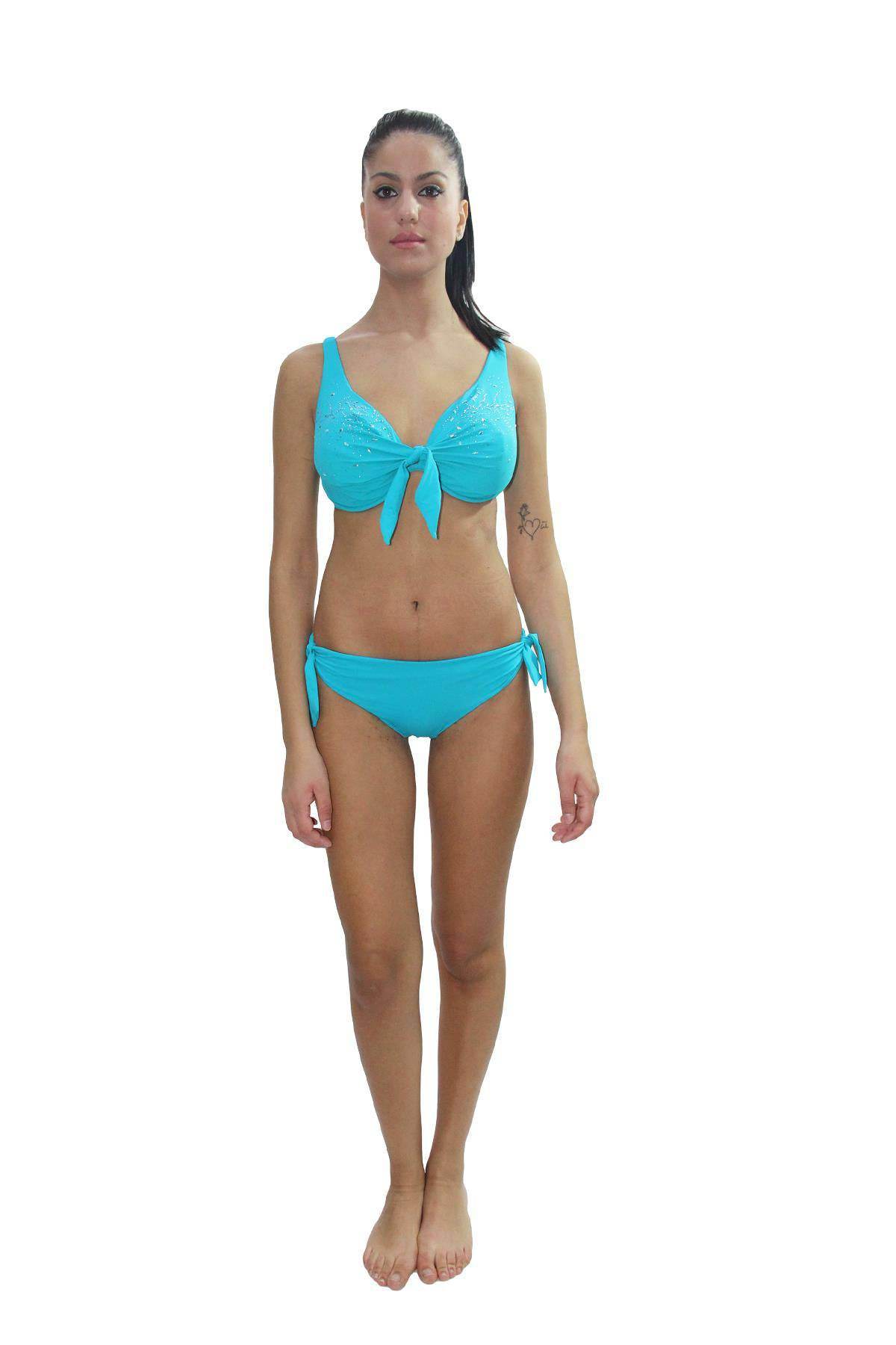 Bikini Sfoderato con ferretto Donna C177 Berne - evabiancheria