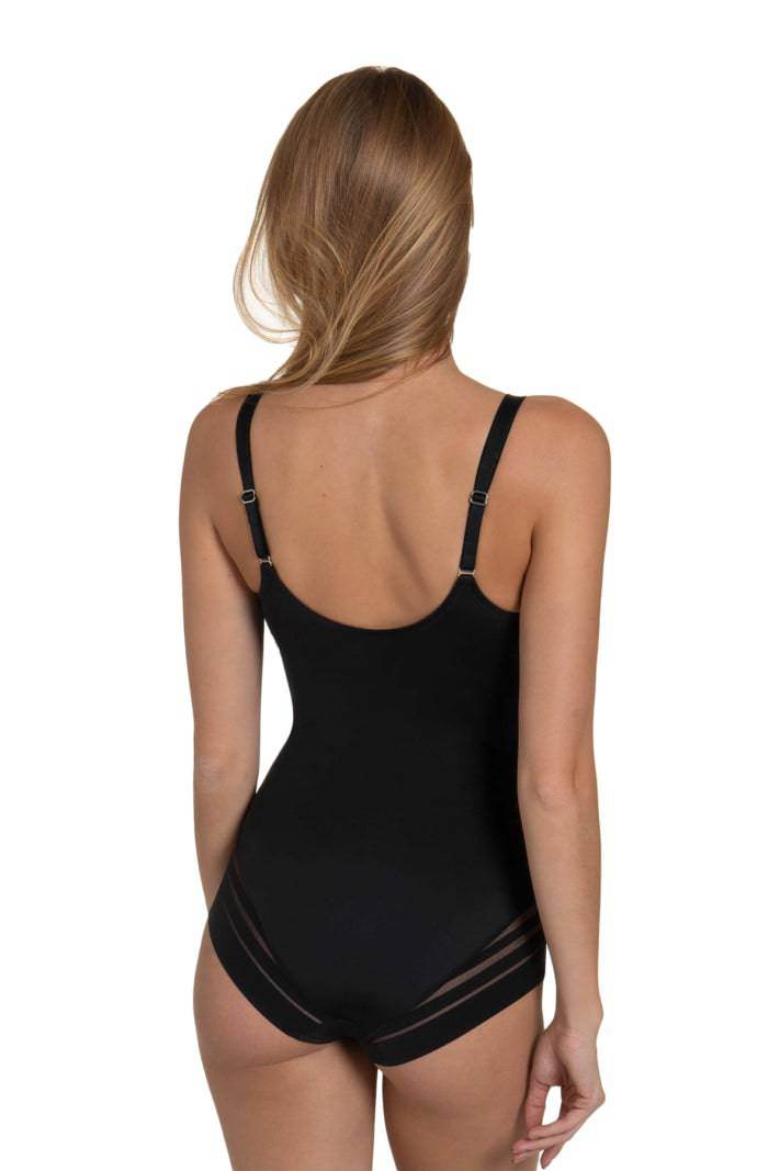 Body Sfoderato con ferretto Donna ALEGRA 23288 nero Lisca - evabiancheria