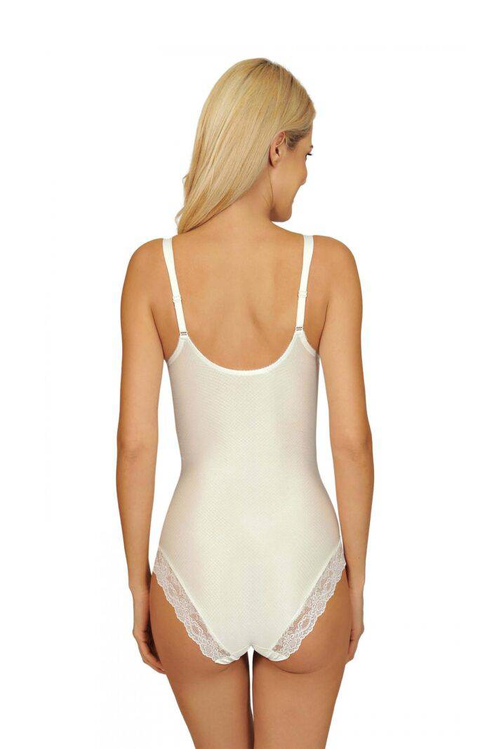 Body Sfoderato con ferretto Donna UNIQUE 23111 bianco Lisca evabiancheria