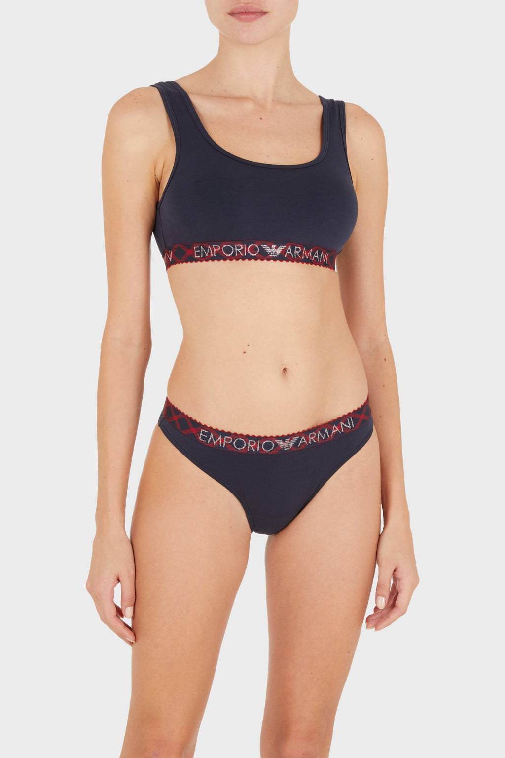 Bralette Bralette + Brasiliano Donna 3F225 164758 Emporio Armani - evabiancheria