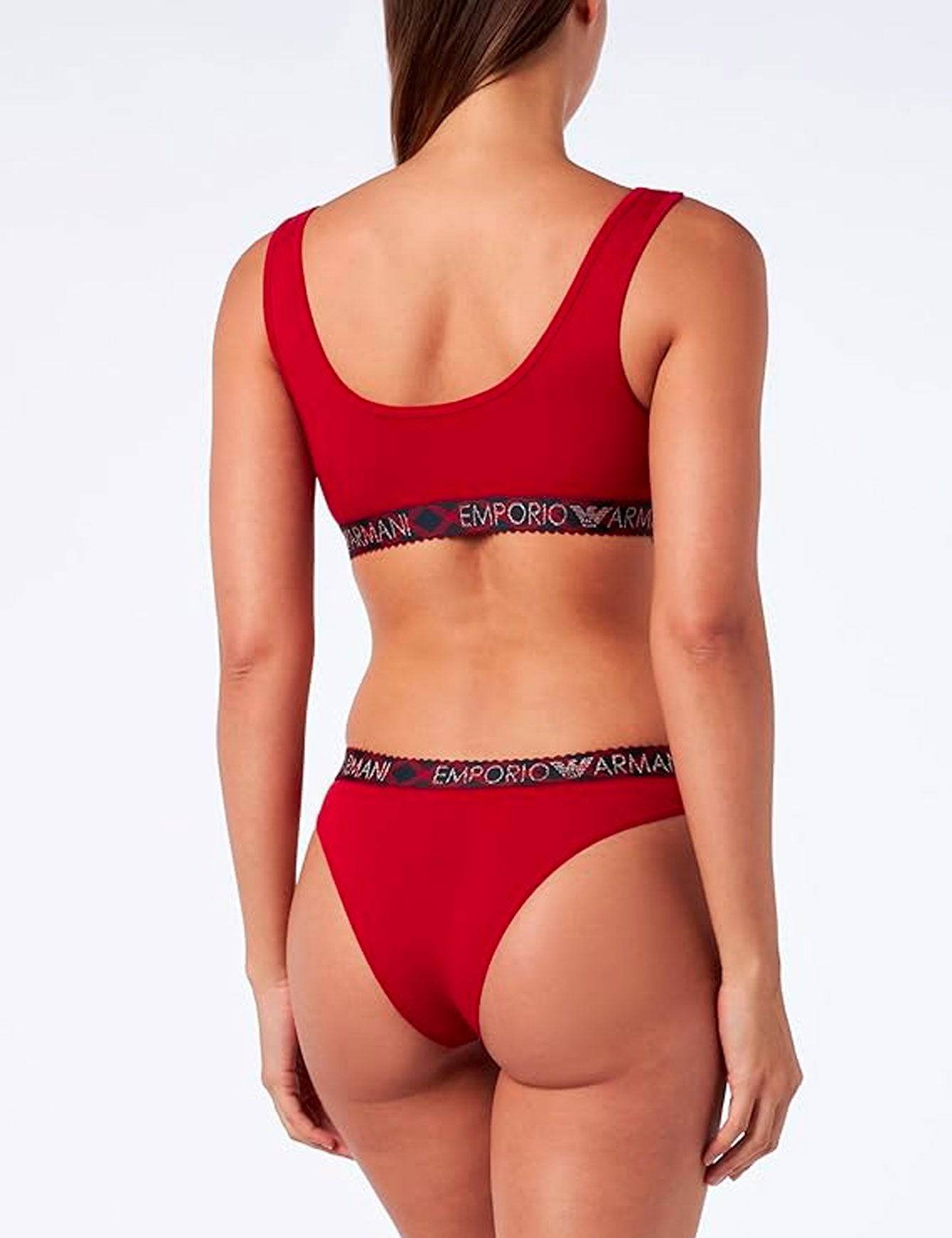 Bralette Bralette + Brasiliano Donna 3F225 164758 Emporio Armani - evabiancheria