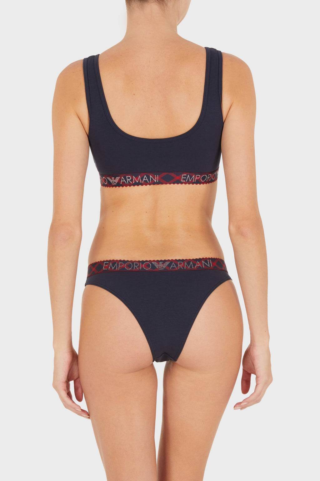 Bralette Bralette + Brasiliano Donna 3F225 164758 Emporio Armani - evabiancheria