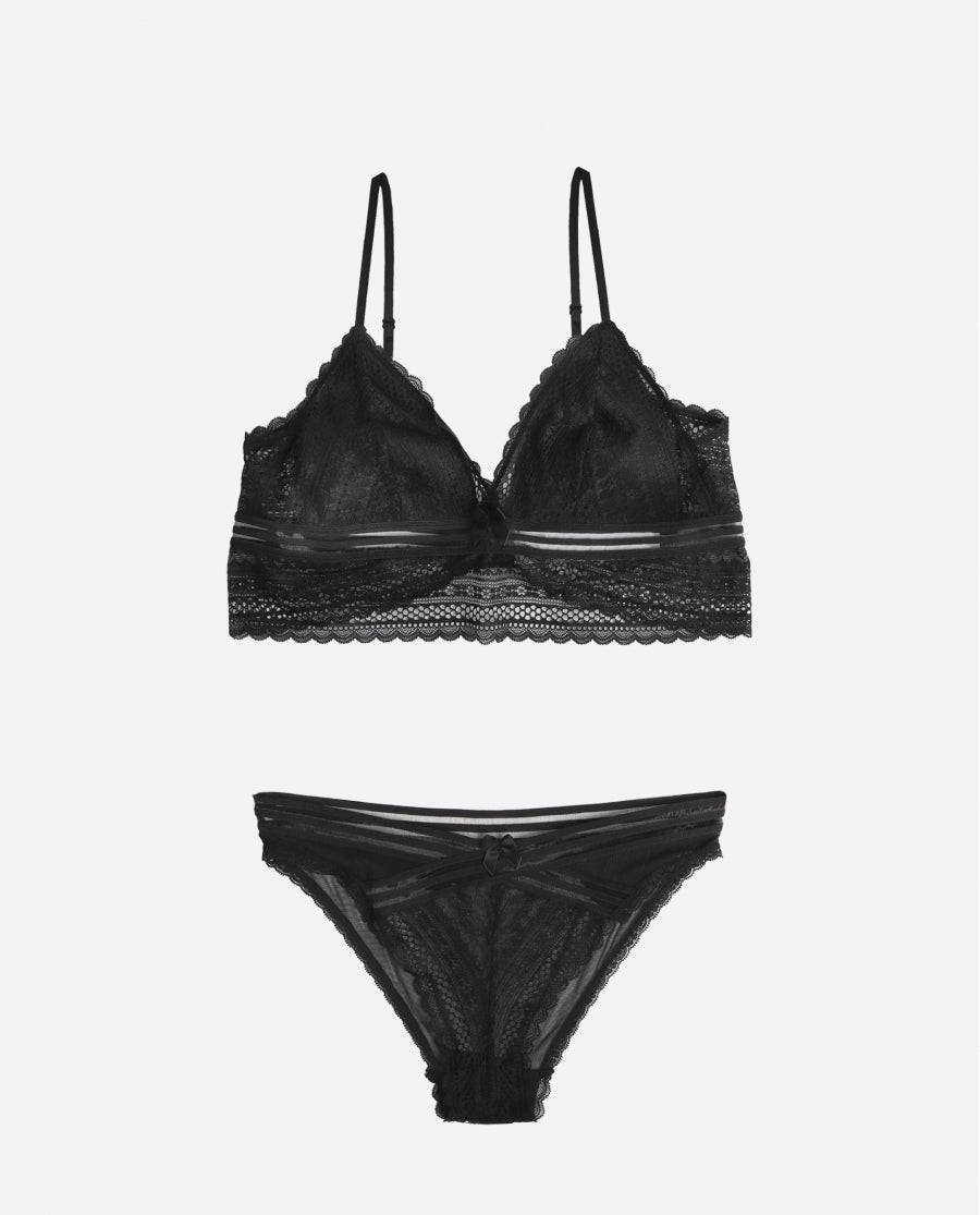 Bralette + slip coordinato natalizio Donna 44584 Admas - evabiancheria