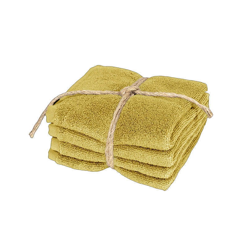 4-piece washcloths Coccola linen set Fazzini