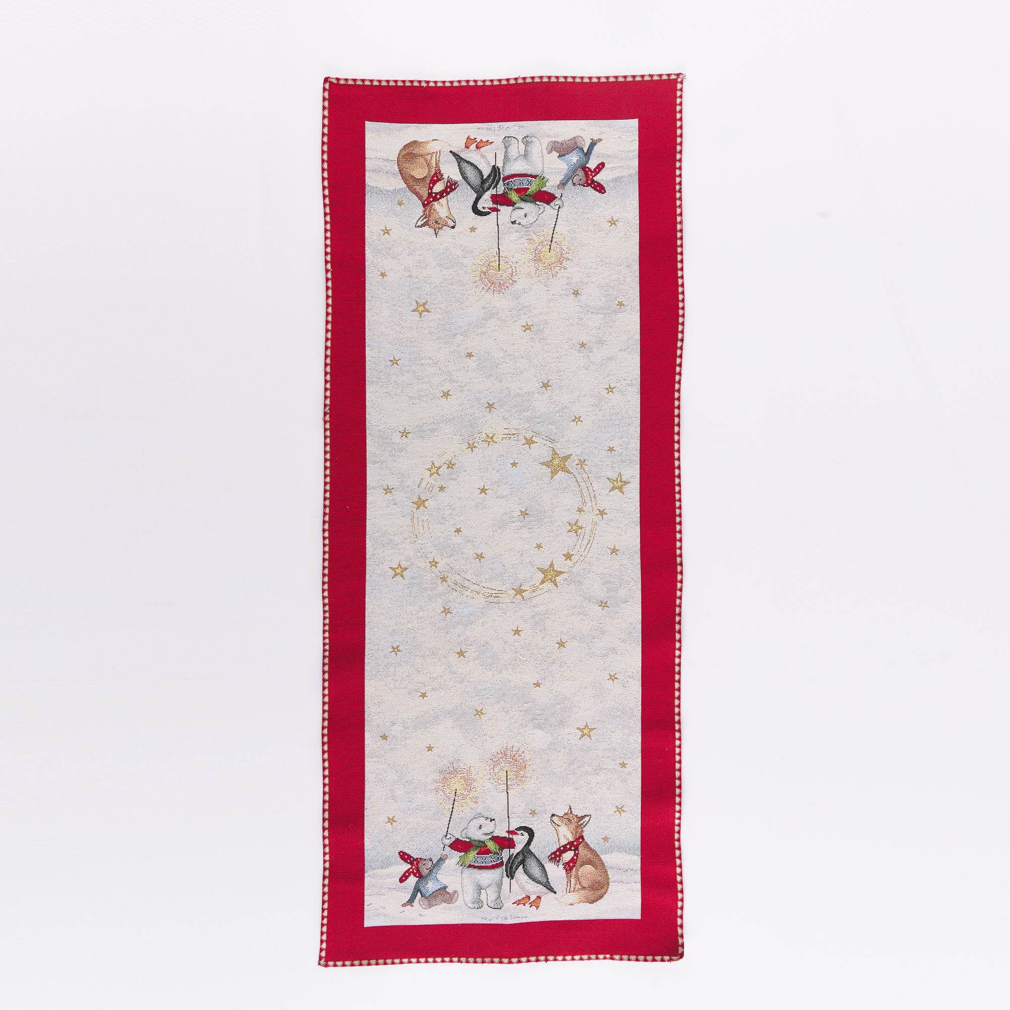 Runner 47x140 Natalizio Biancheria Volpins Runner Nat Mae - evabiancheria