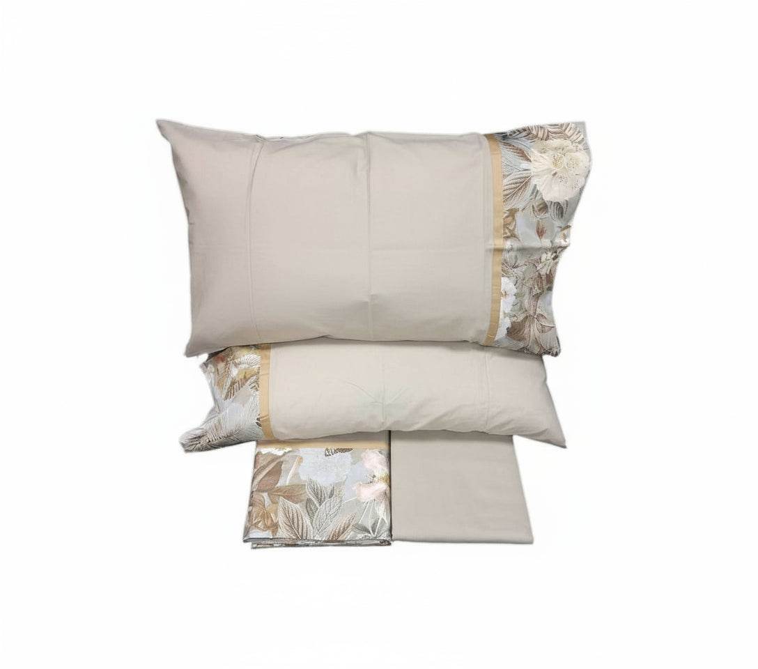 Lenzuola Stampato Biancheria Protea Cpl Flanella Fazzini - evabiancheria