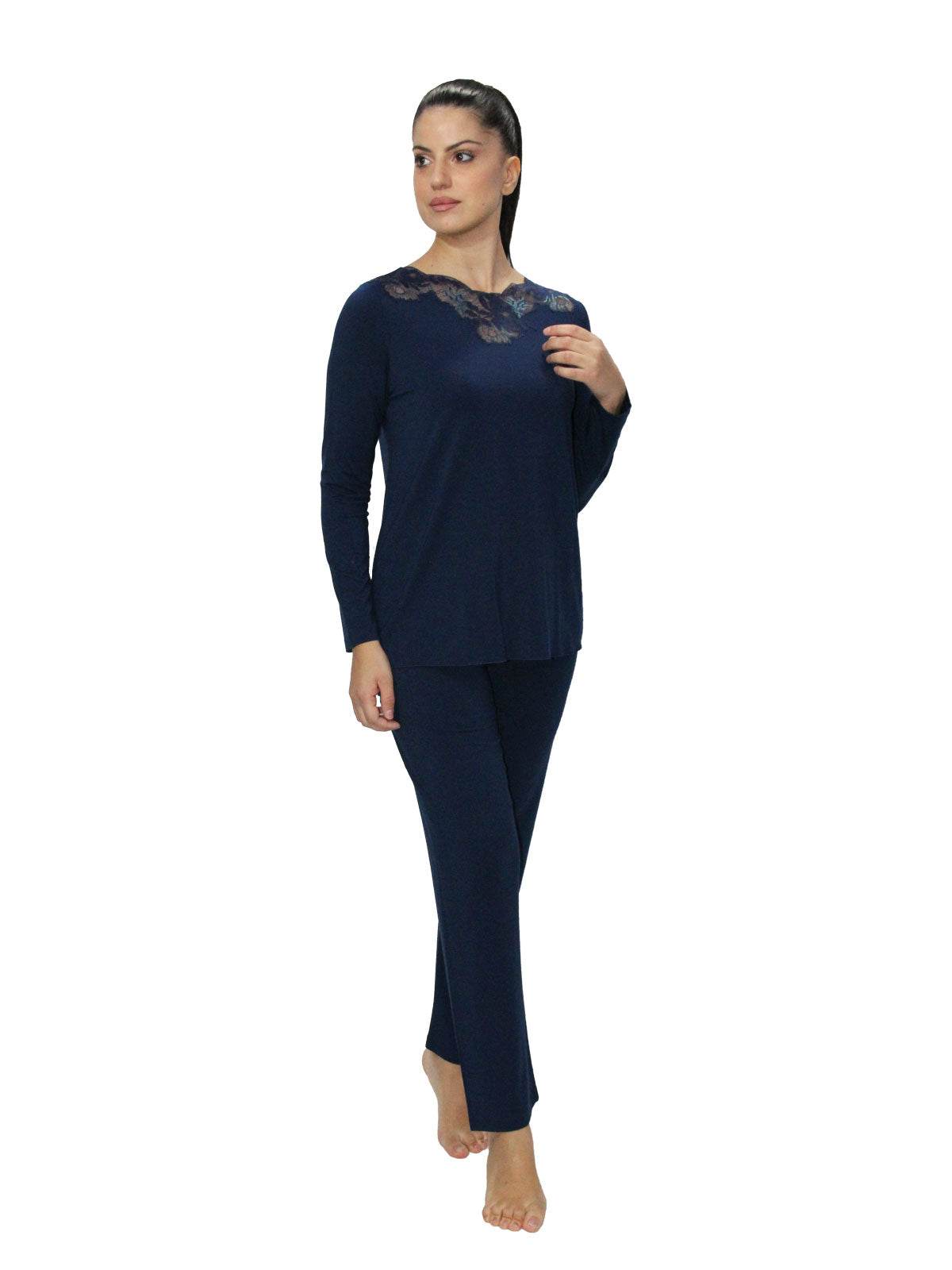 Pigiama Giro collo Donna 4426 Annette - evabiancheria