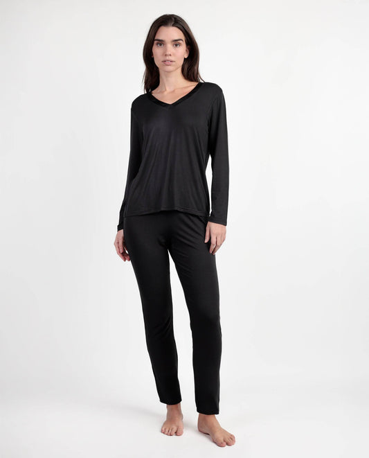 Pigiama scollo V Donna 63646 Admas - evabiancheria