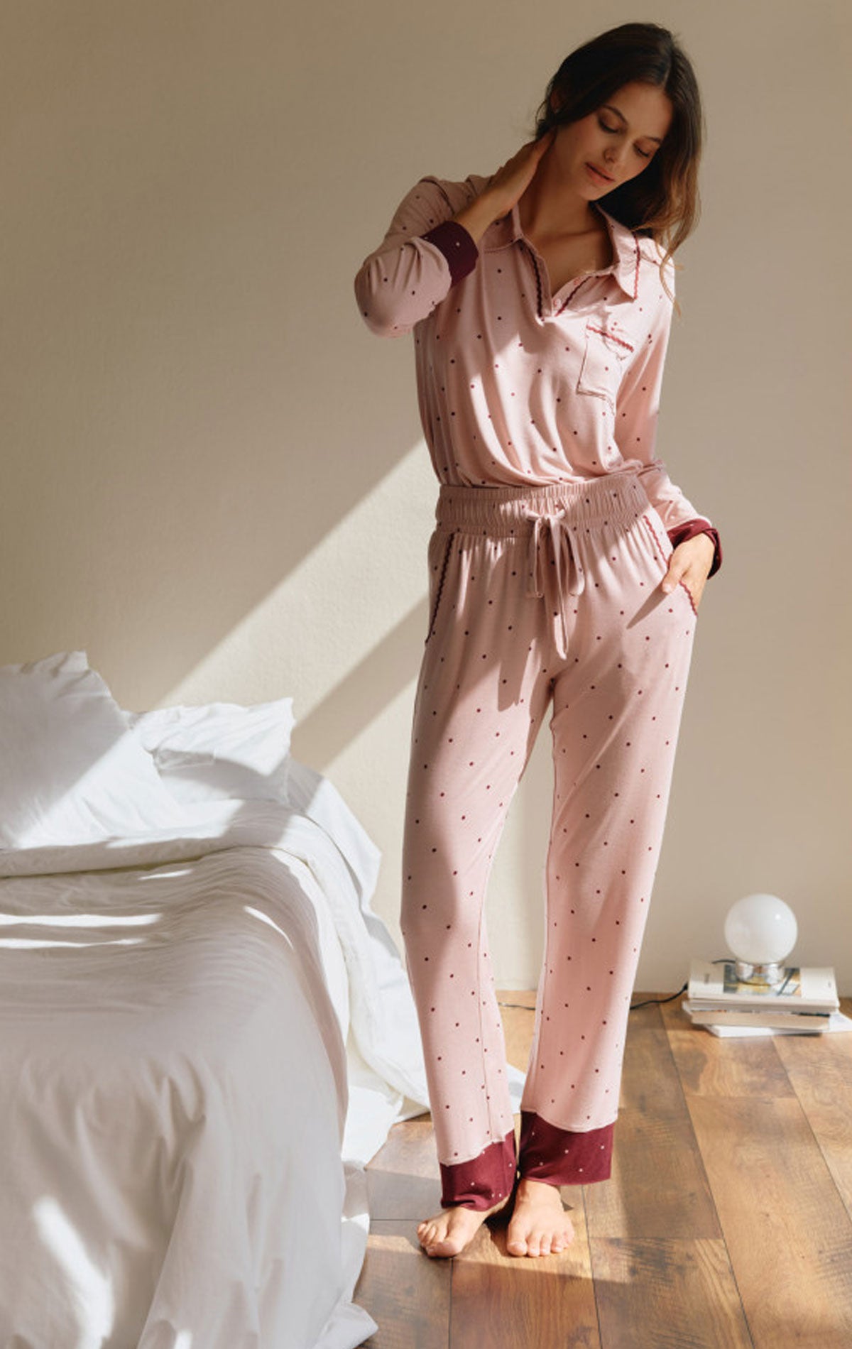 Pigiama Manica lunga Donna N21732 Promise
