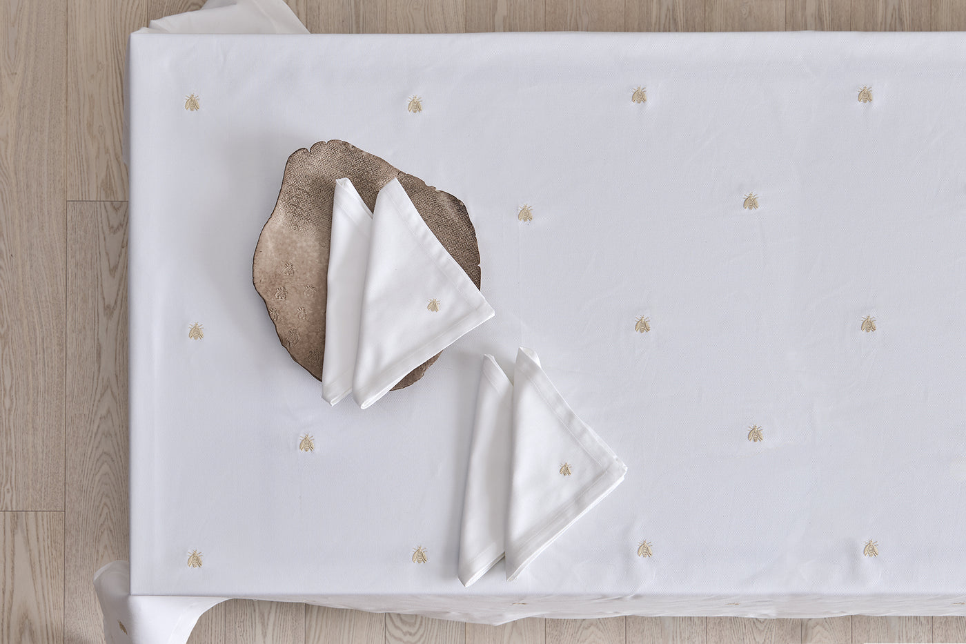 Tovaglia con ricamo Biancheria Api Allover Tov Mastro Raphael