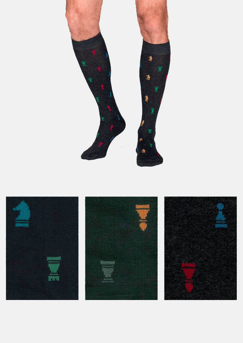 Calze lunghe 3-pack Uomo Alba JWL746 Julipet - evabiancheria