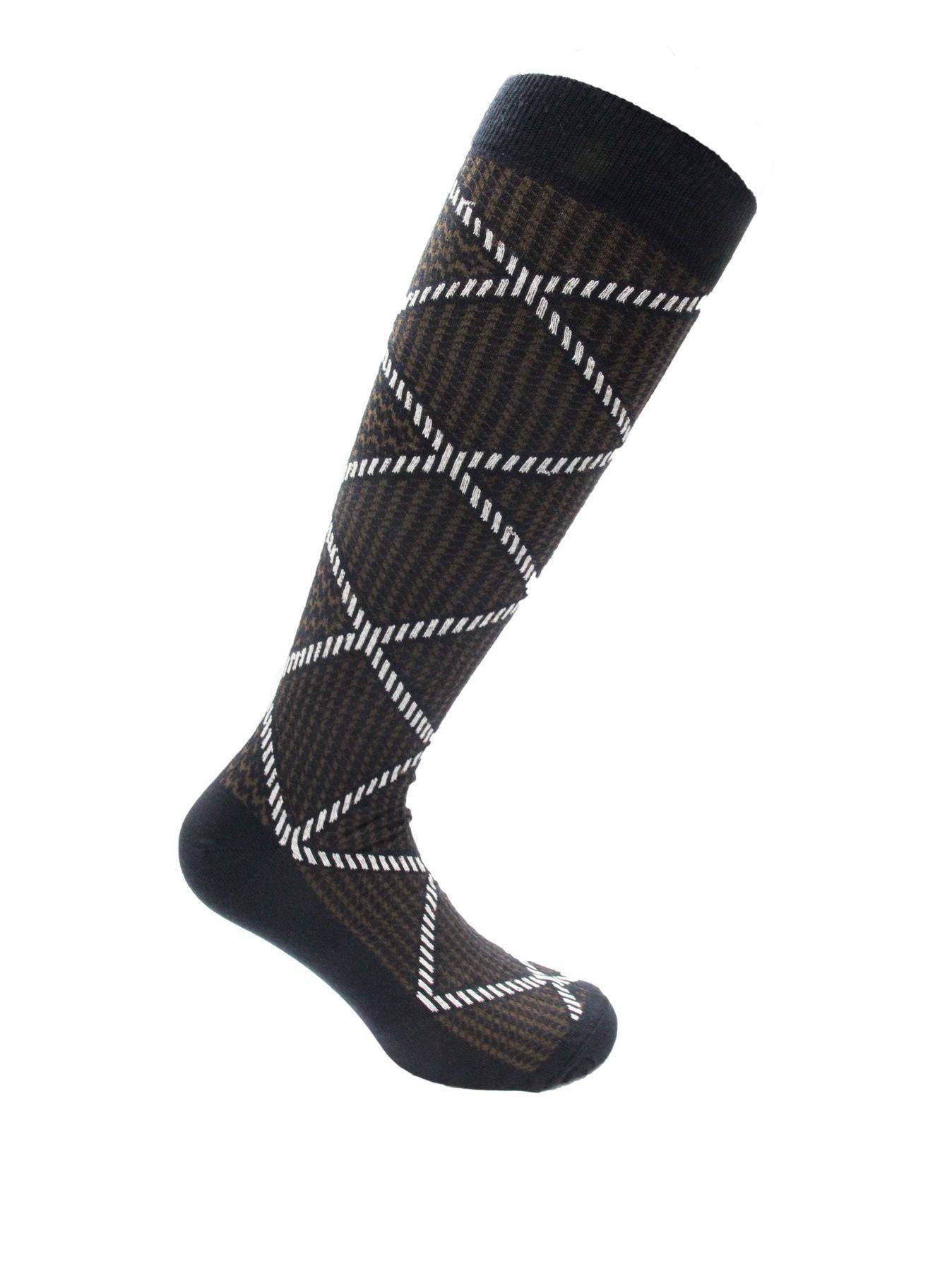 Calze lunghe Fantasia Uomo 938LF Dandy Ironic Socks - evabiancheria