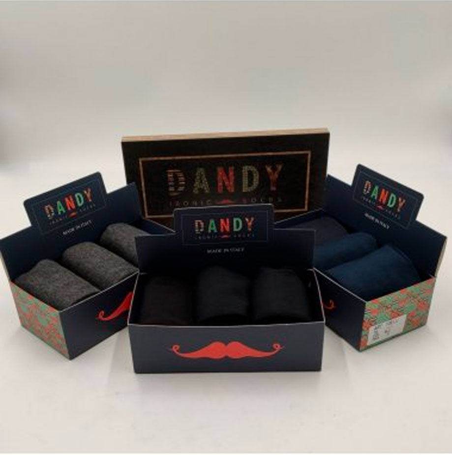 Calze lunghe Tinta Unita Uomo 101LU Dandy Ironic Socks - evabiancheria