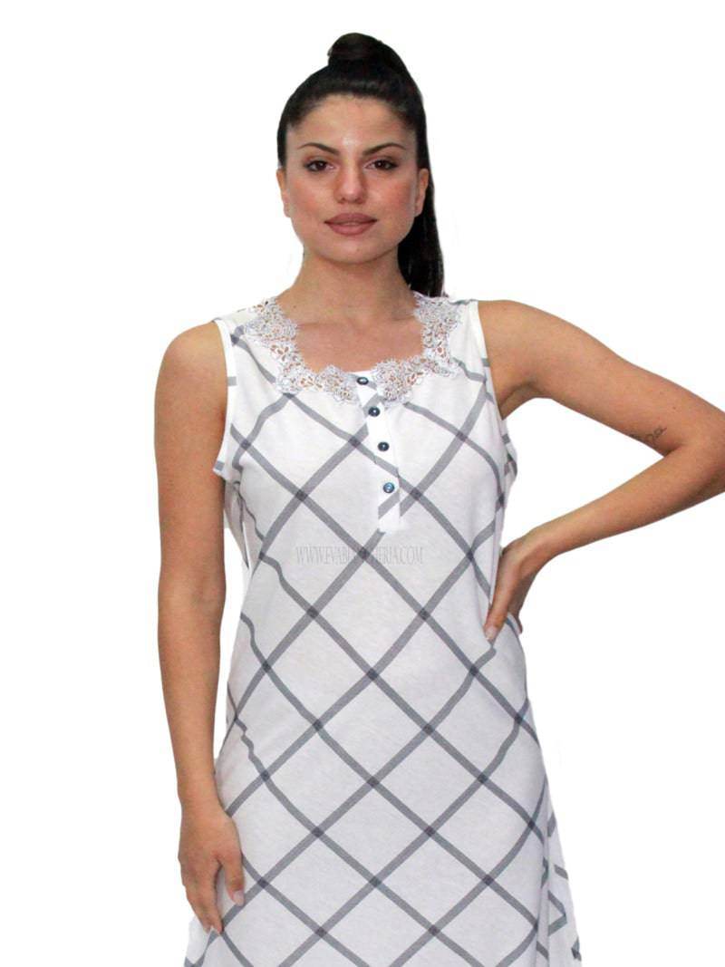 Camicia Bretella Donna E21306 2 Prima Rosa - evabiancheria