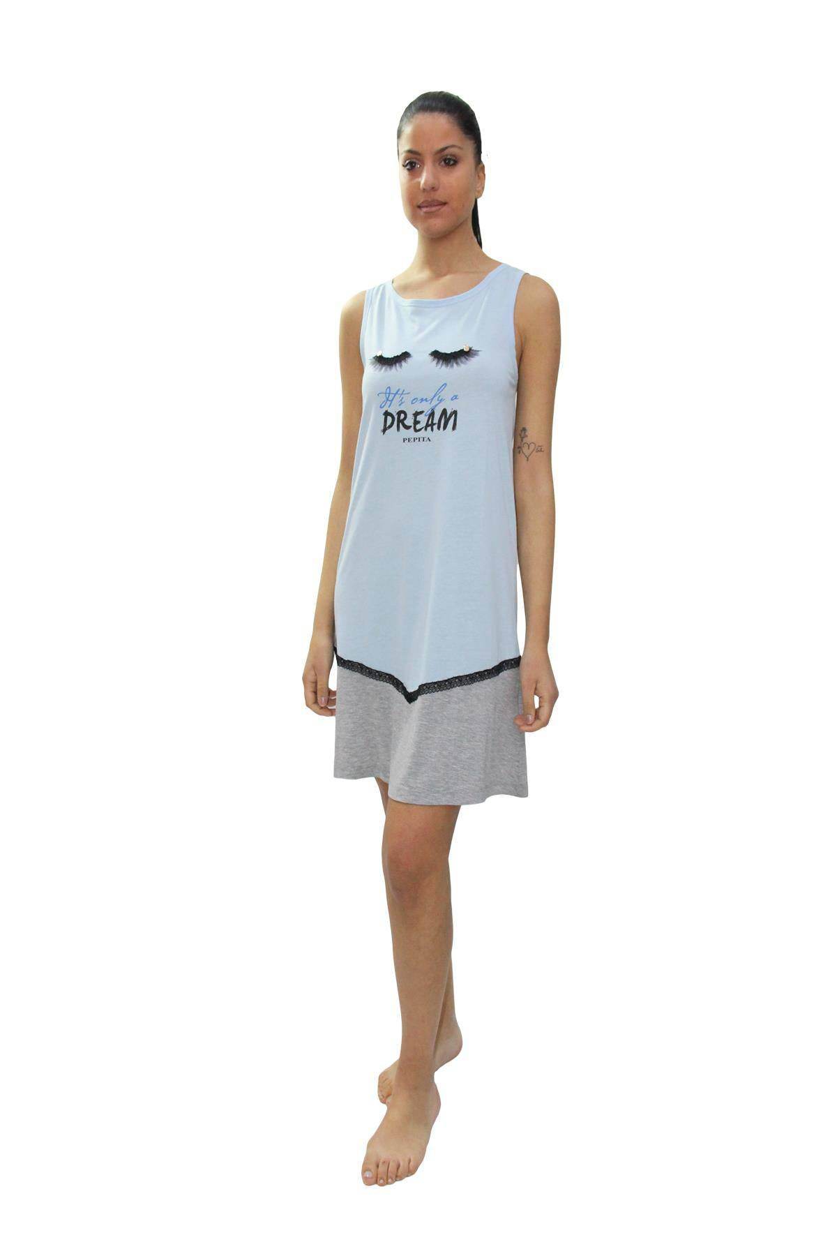 Camicia Bretella Donna MARGARET 4602 Pepita - evabiancheria