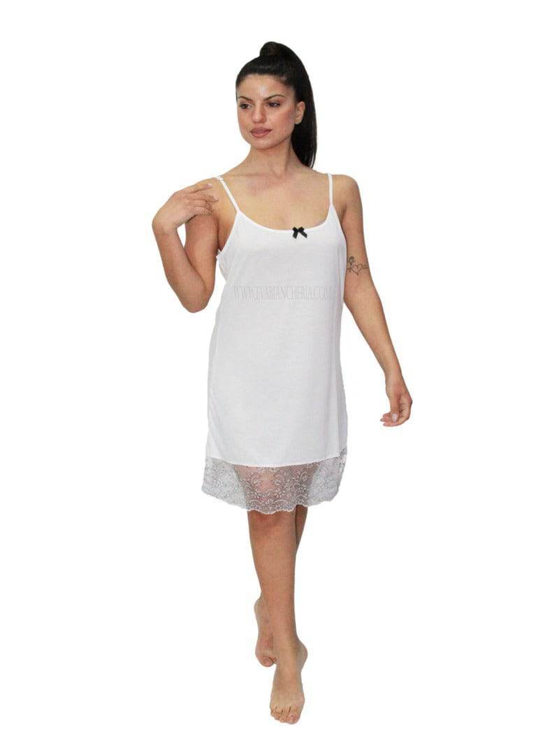 Camicia Bretellina Donna E21303 9 Prima Rosa - evabiancheria