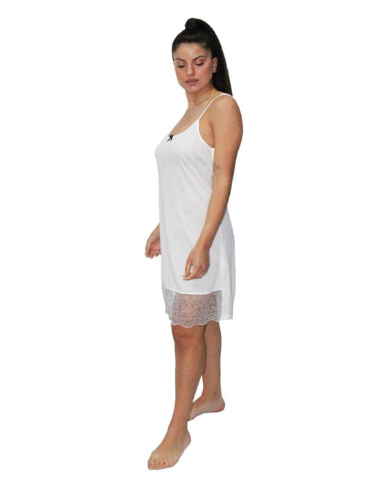 Camicia Bretellina Donna E21303 9 Prima Rosa - evabiancheria