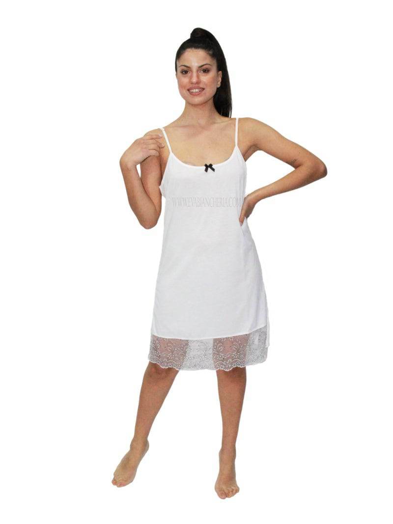 Camicia Bretellina Donna E21303 9 Prima Rosa - evabiancheria