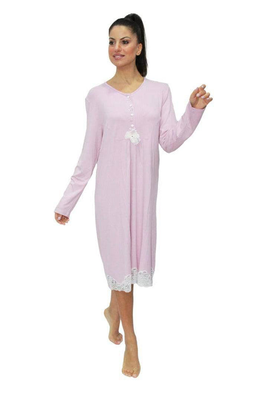 Camicia Lunga Donna DL0068 Liu Jo Home - evabiancheria