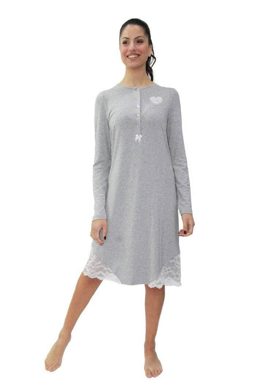 Camicia Lunga Donna DL0250 Liu Jo Home - evabiancheria