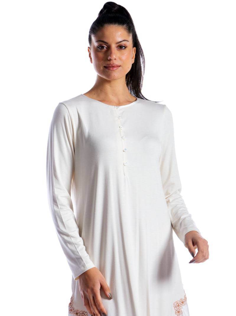 Camicia Lunga Donna RUBINO 8340 Tata - evabiancheria