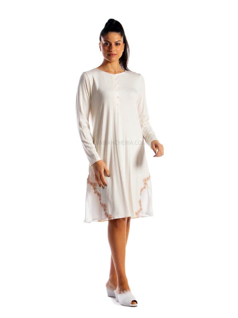 Camicia Lunga Donna RUBINO 8340 Tata - evabiancheria