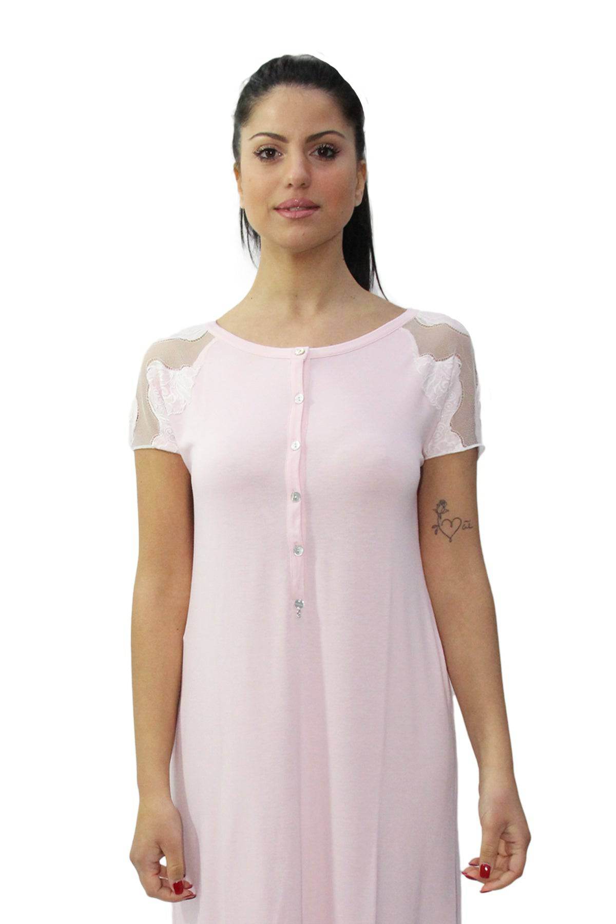 Camicia Manica corta Donna D1289 Amadine - evabiancheria