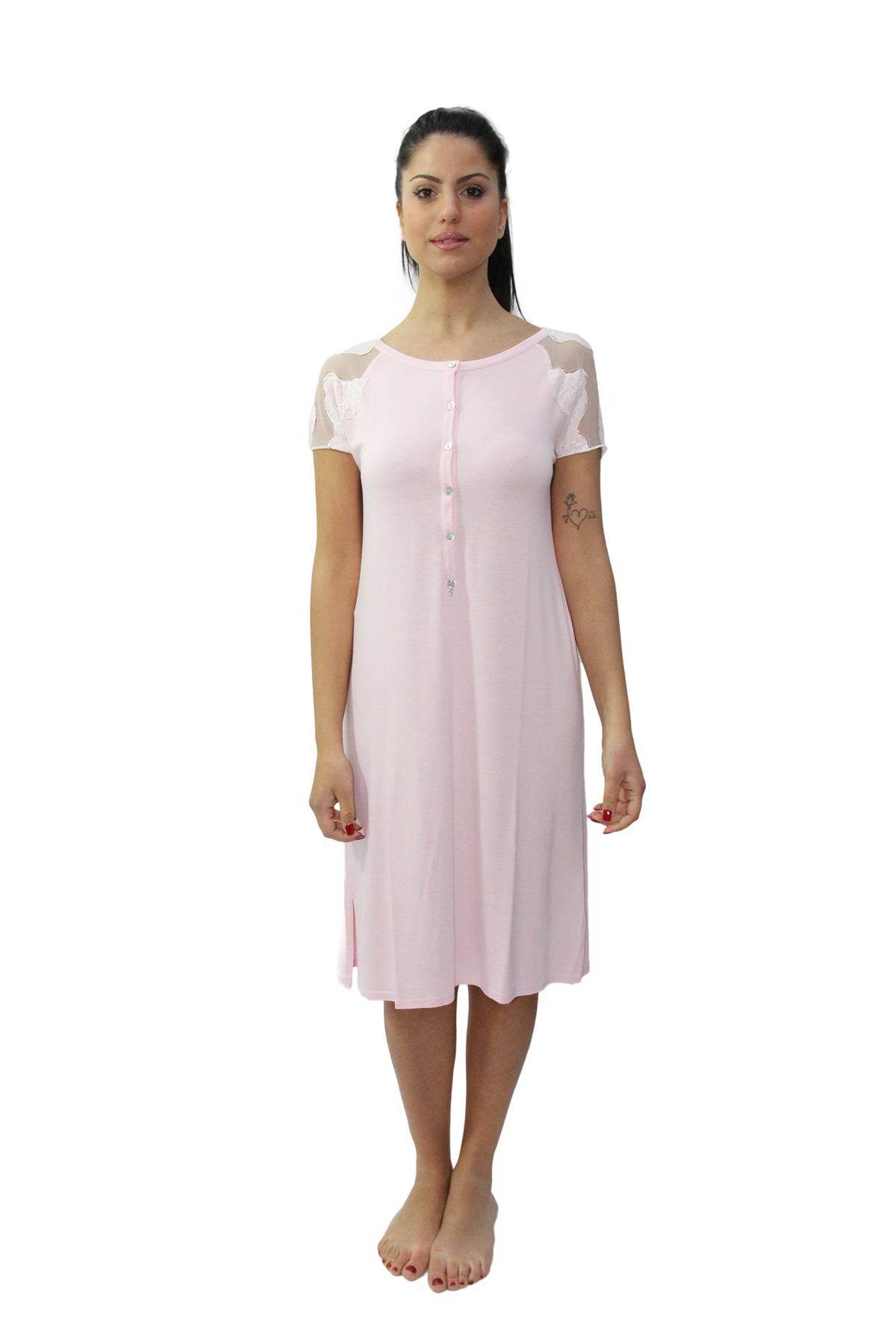 Camicia Manica corta Donna D1289 Amadine - evabiancheria