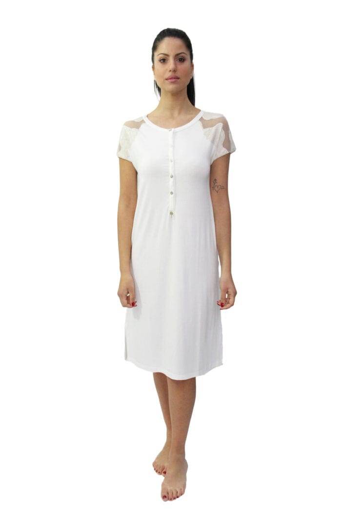 Camicia Manica corta Donna D1289 Amadine - evabiancheria