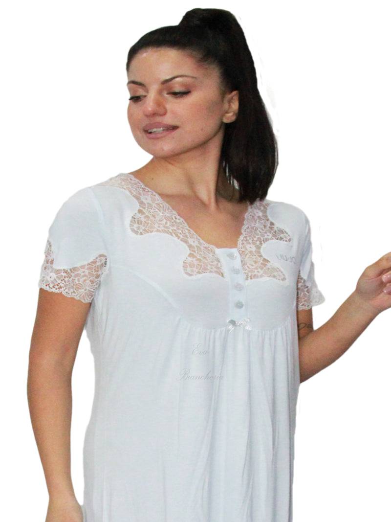 Camicia Manica corta Donna DL0120 Liu Jo Home evabiancheria