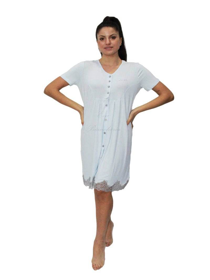 Camicia Manica corta Donna DL0131 Liu Jo Home - evabiancheria