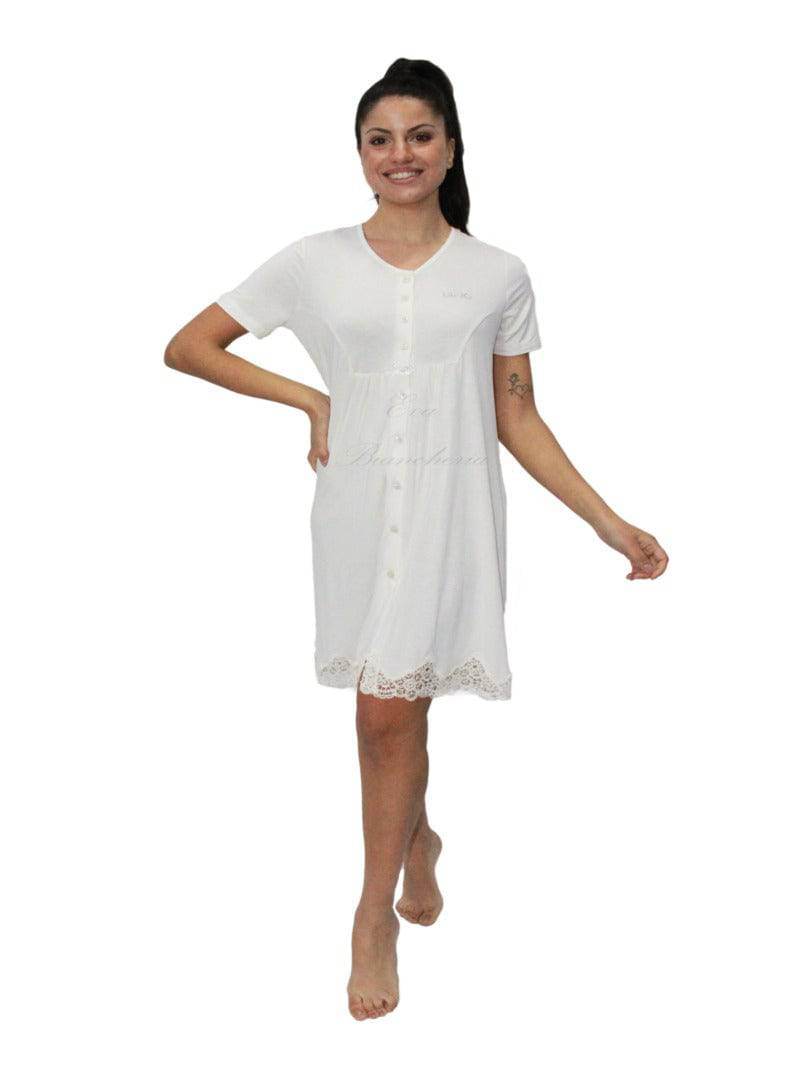 Camicia Manica corta Donna DL0131 Liu Jo Home - evabiancheria
