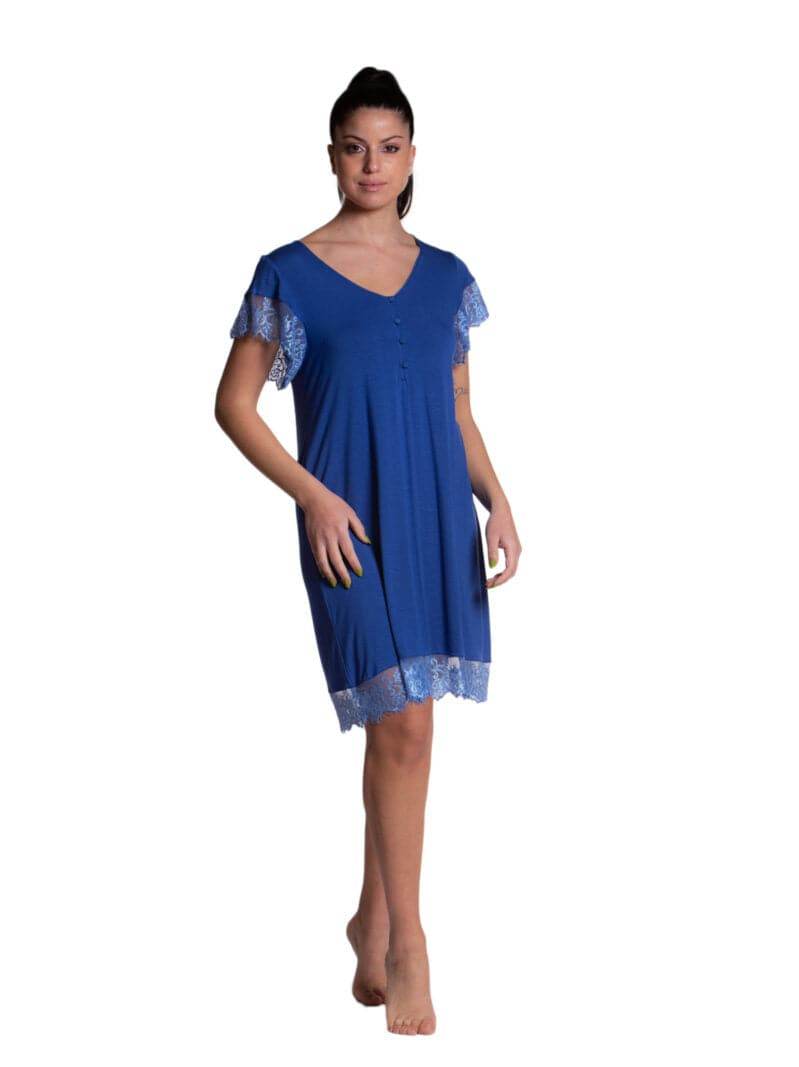 Camicia Manica corta Donna GINGER 8440 Pepita - evabiancheria