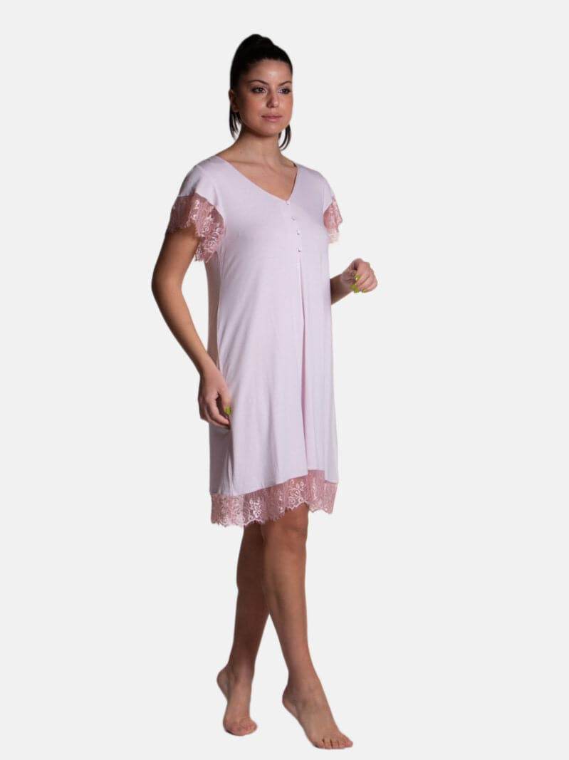 Camicia Manica corta Donna GINGER 8440 Pepita - evabiancheria