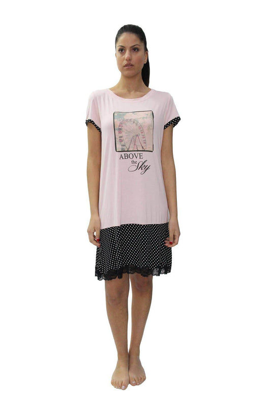 Camicia Manica corta Donna LALITA 8693 Pepita - evabiancheria