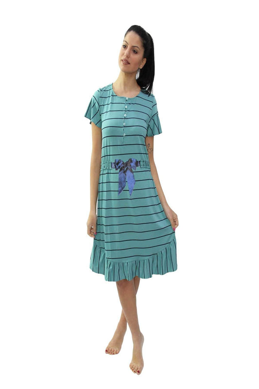Camicia Manica corta Donna LAVANDA 5560 Pepita - evabiancheria