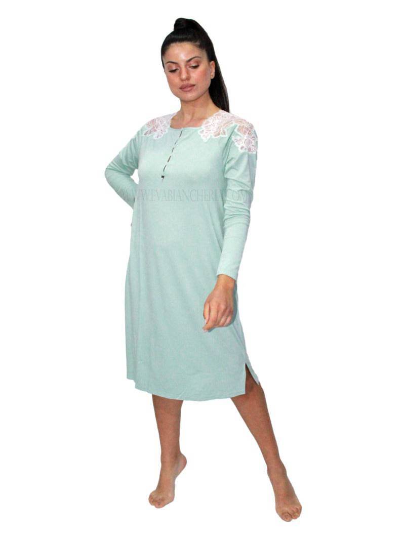 Camicia Manica lunga Donna D1740 Amadine - evabiancheria