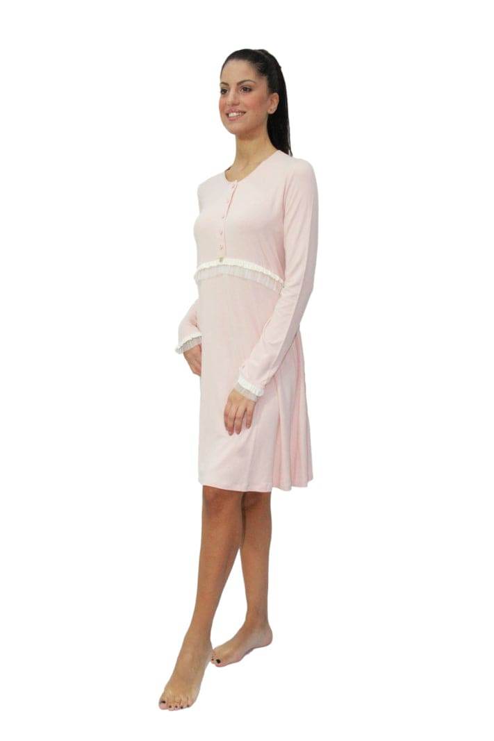 Camicia Manica lunga Donna EURIDICE 6591 Pepita - evabiancheria