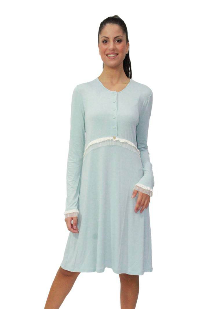 Camicia Manica lunga Donna EURIDICE 6591 Pepita - evabiancheria