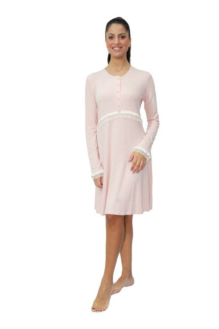 Camicia Manica lunga Donna EURIDICE 6591 Pepita - evabiancheria