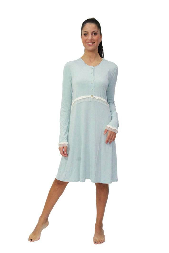 Camicia Manica lunga Donna EURIDICE 6591 Pepita - evabiancheria