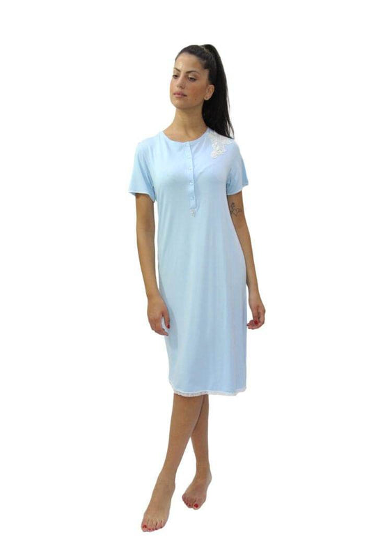 Camicia corta Donna D1299 Amadine - evabiancheria