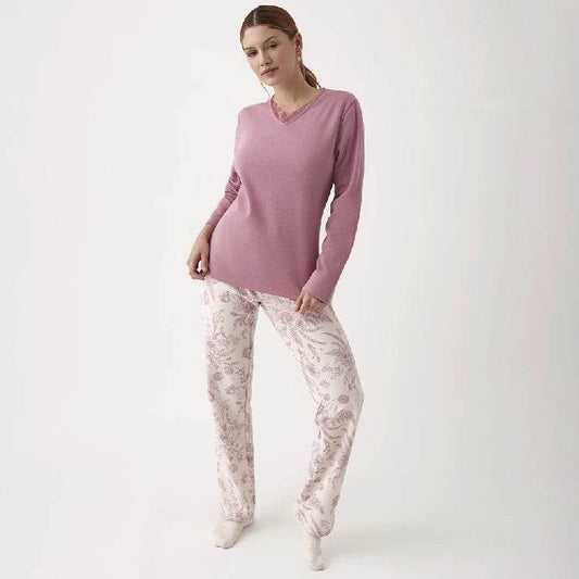 Completo pigiama Pigiama +Giacca Donna N20043 Promise - evabiancheria